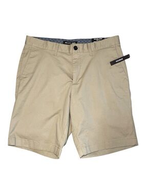 Michael Kors Men’s Tan Flat-Front Chino Shorts sz 34